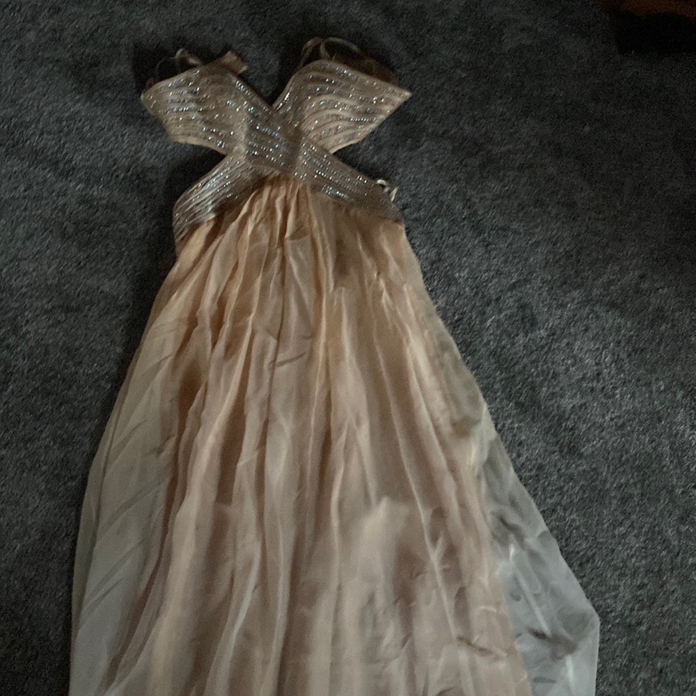prom dress with sequins
